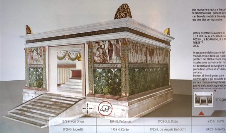 Ara Pacis ricostruzione digitale